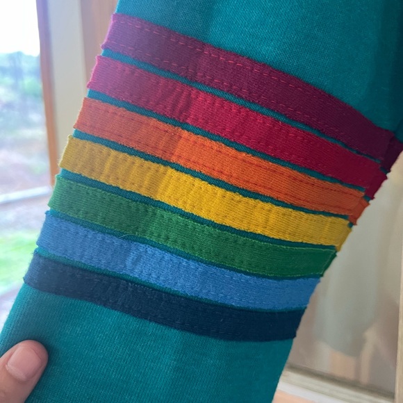 NWOT aviator nation cropped hoodie - Picture 4 of 5